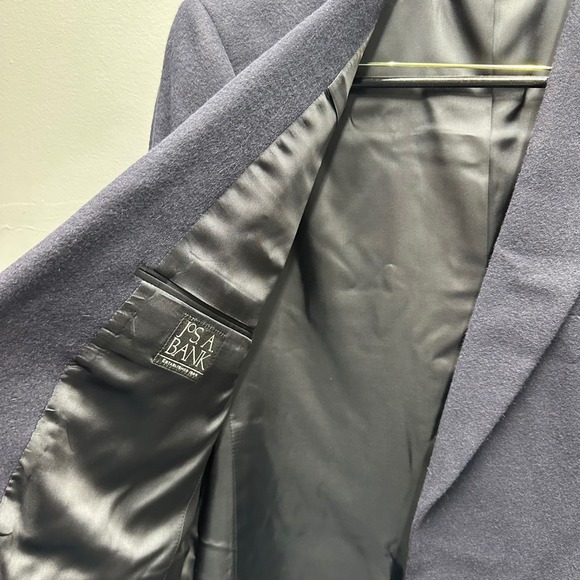 Jos A Bank Executive Collection 100% Camel Hair Blazer Navy 44R New With Tags - Picture 7 of 11